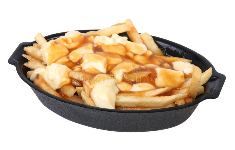 Poutine quebec meal stock photos