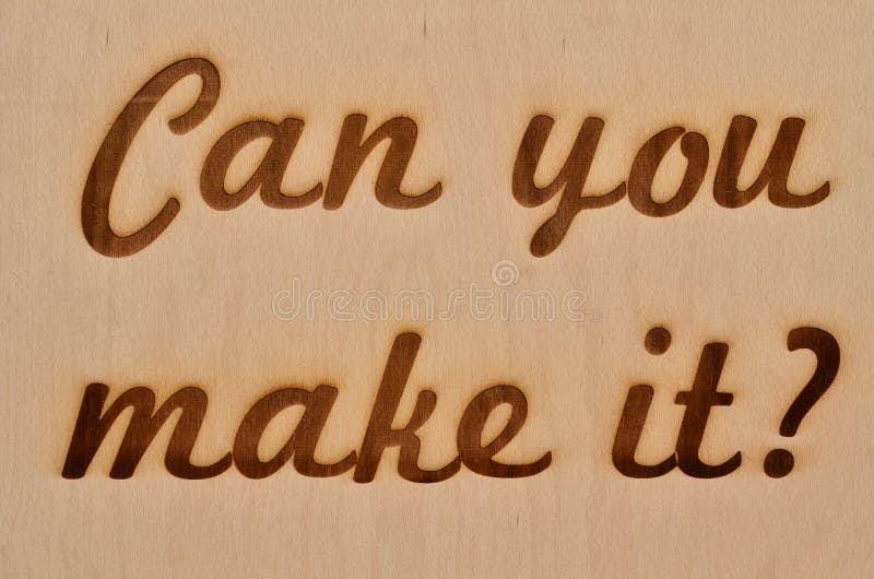 Vous pouvez le faire image stock. Image du souhait, positif 64149689