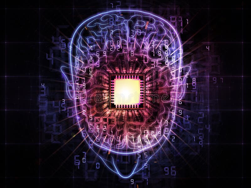 Pouvoir de cerveau illustration de vecteur Pouvoir de cerveau illustration de vecteur