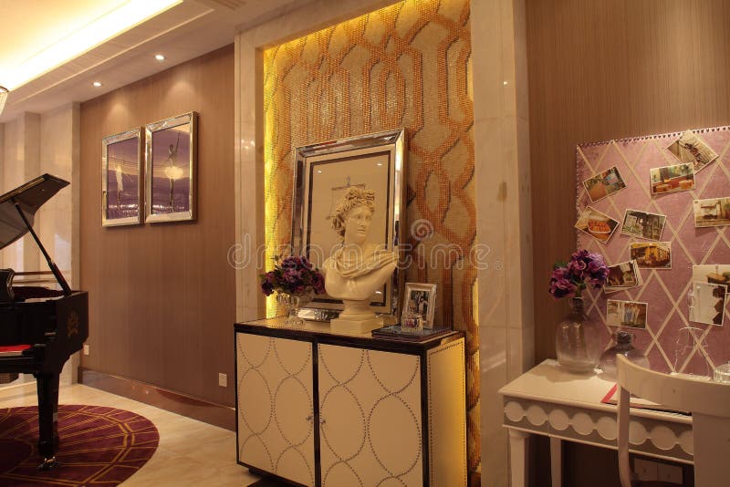 Povo chinês de ambiente vivo fotografia de stock