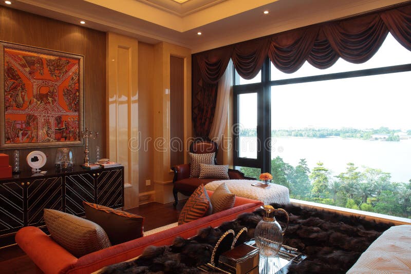 Povo chinês de ambiente vivo fotografia de stock royalty free