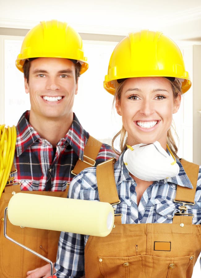 Povos do construtor imagem de stock Povos do construtor imagem de stock