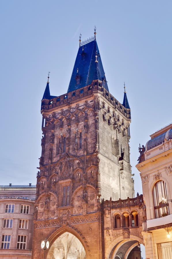 Powder Gate stock photo. Image of powder, europe, architecture 20326748