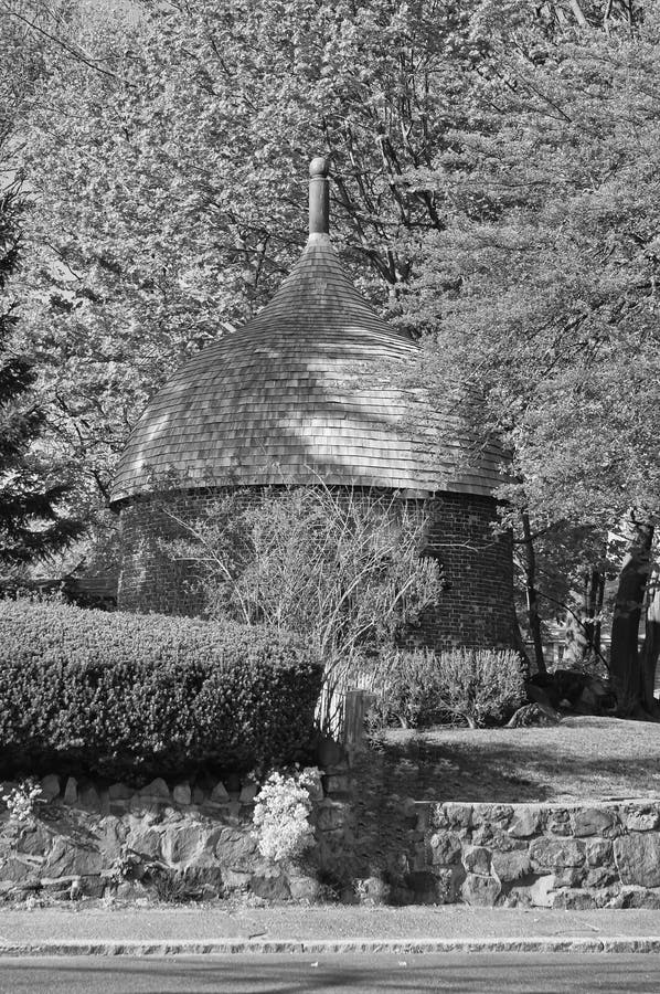 Powder House stock image. Image of stones, grass, shingles 29604599
