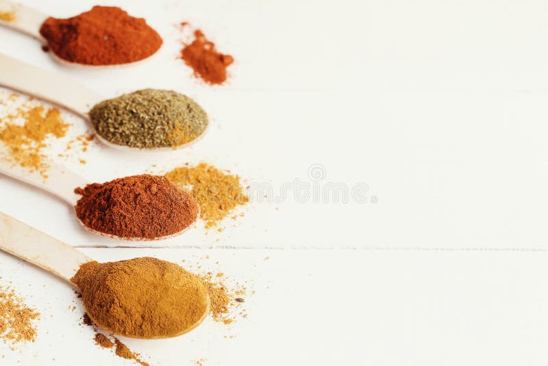 Powder spice stock image. Image of spice, seasoning, pile 70061619