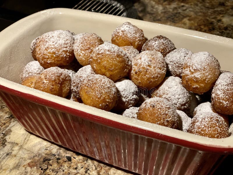 Powdered sugar donuts stock photo. Image of powder, food 170605874