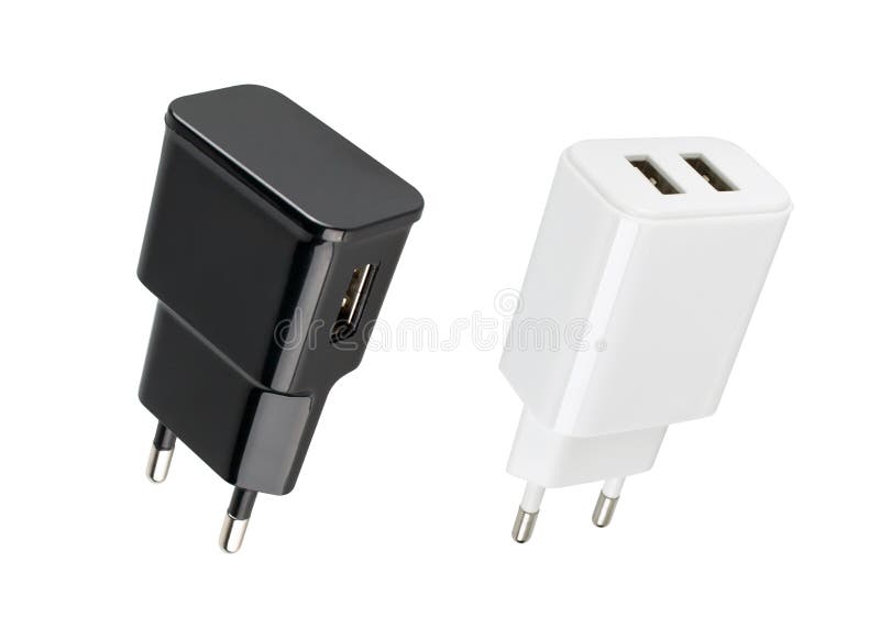 Power Adapter for Phone Tablet, Phone Accessory, on White Background