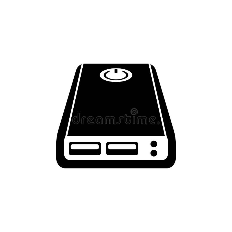 Power bank icon,vector illustration design royalty free illustration