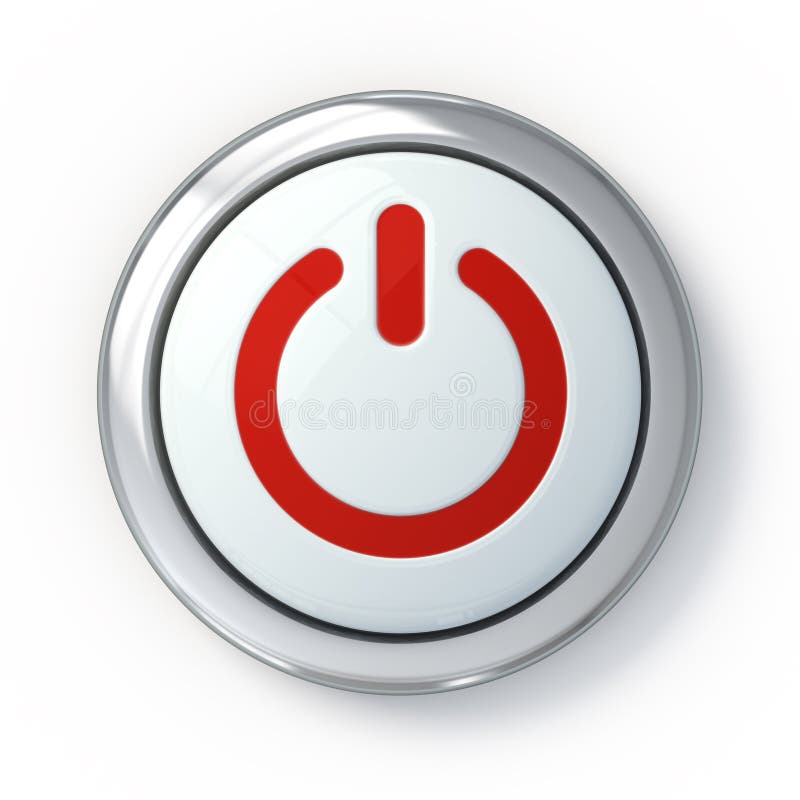 Power Button vector illustration