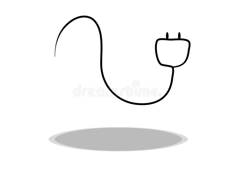 Power Cord Drawing Stock Illustrations – 946 Power Cord Drawing