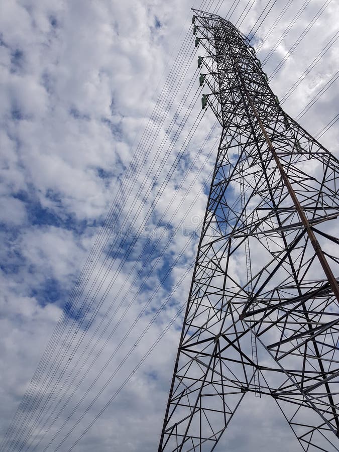 High voltage tower stock photo. Image of voltage, pylon 126062580
