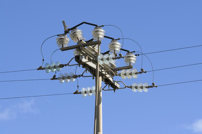 Power line royalty free stock image