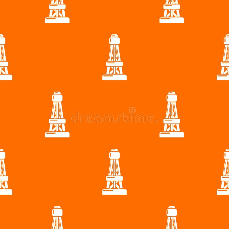 Power line pattern vector orange royalty free illustration