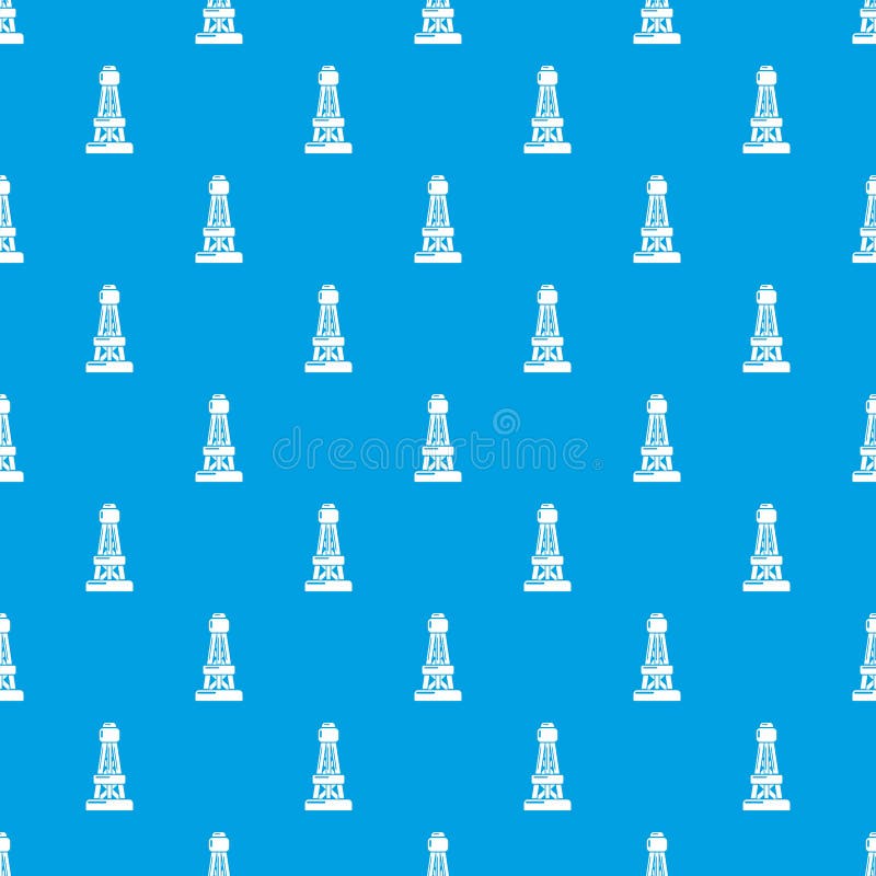 Power line pattern vector seamless blue vector illustration