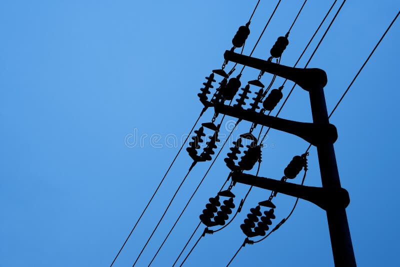 Power Lines stock photo. Image of cable, electric, hydroelectric 12343034