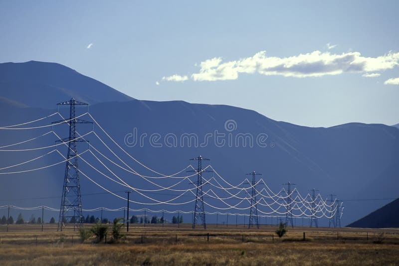 Power Lines stock photography