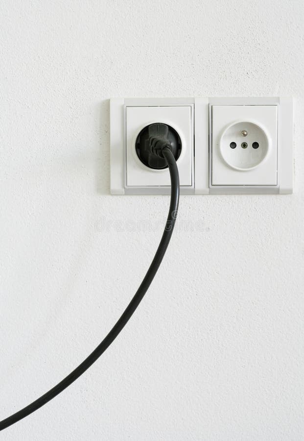 Power outlet stock photo