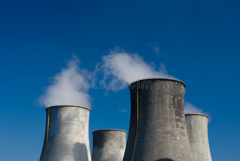 Power plant stock image