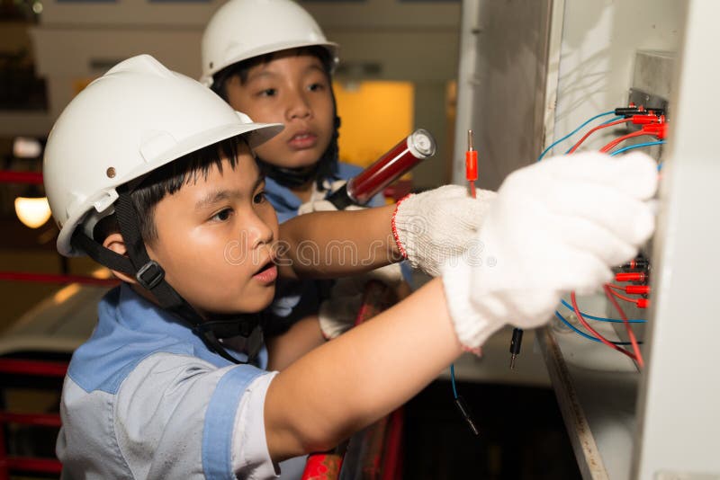 Power plant stock image. Image of check, industry, children 43072097