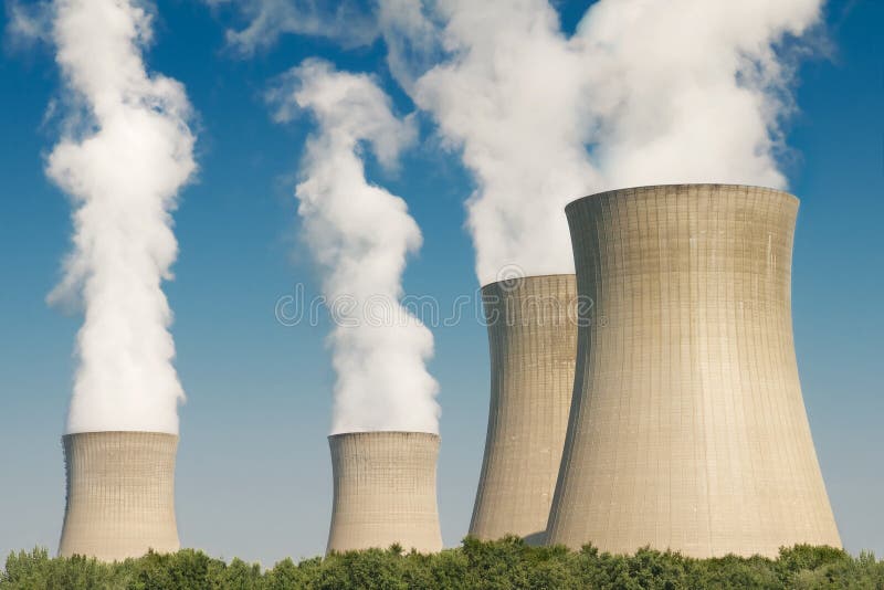 Power plant stock photography