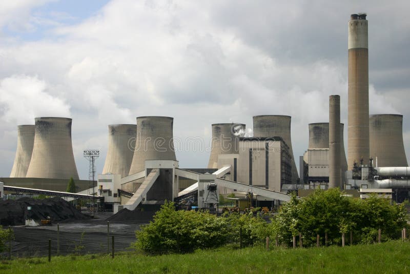 Europes Najväčší Spaľovanie Uhlia Elektráreň Na Ratcliffe-Na-Stúpať, Nottingham, Anglicko, U.