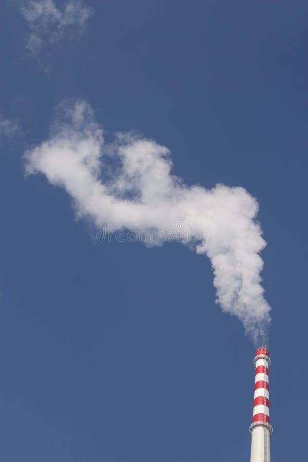 Power station chimney