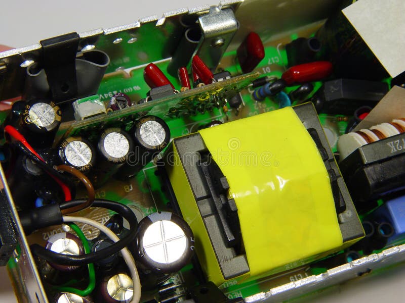 Power supply stock image