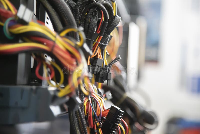 Power Supply Cable Set for Motherboards Stock Image Image of energy