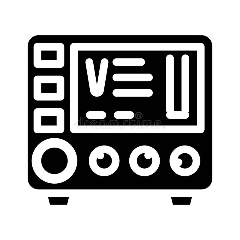 Power supply electrical engineer glyph icon vector illustration vector illustration