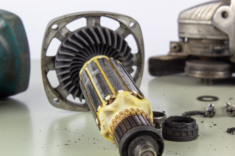 Electric Motor Collector, Repair and Maintenance of Power Tools Stock