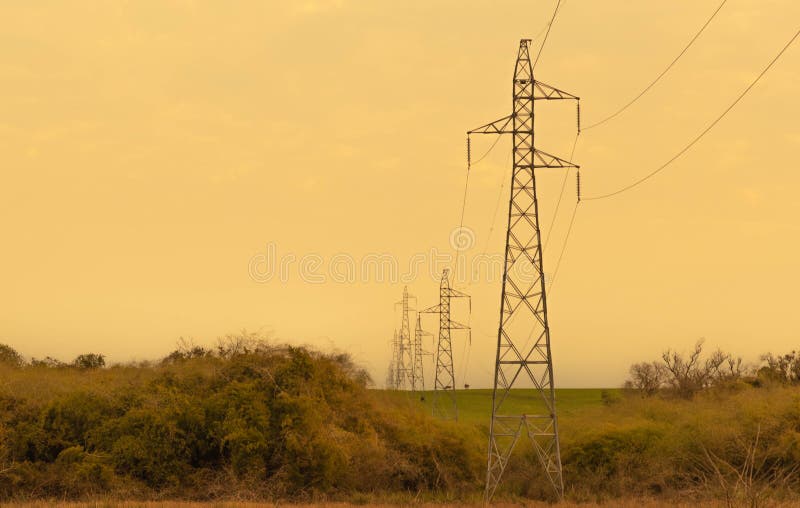The Power Towers in Indian Queue 01 Stock Photo Image of light, future 171208010