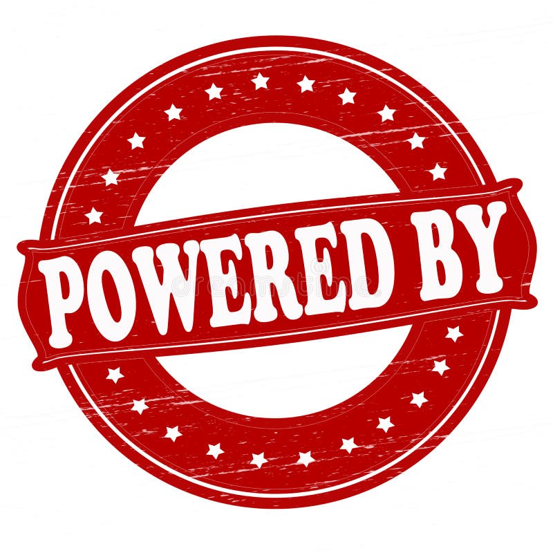 Powered by stock illustration. Illustration of concept - 109907303