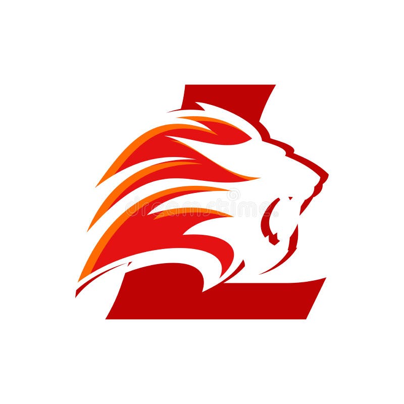 Powerful Logo Design Initial L Lion Stock Vector - Illustration of font,  emblem: 167532531