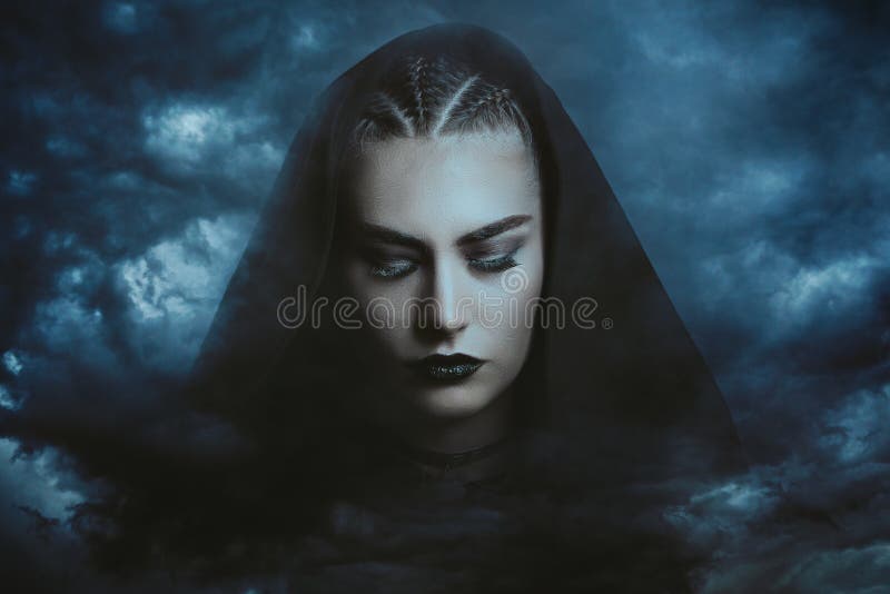 Wallpaper girl light night magic dark witch sphere images for  desktop section живопись  download