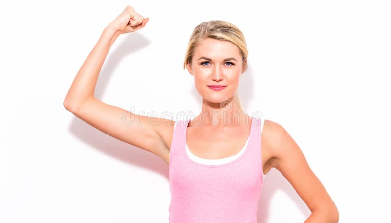 Powerful young fit woman royalty free stock images Powerful young fit woman royalty free stock images