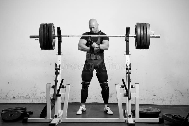 Powerlifter royalty-vrije stock fotografie Powerlifter royalty-vrije stock fotografie