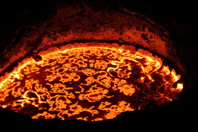 Iron smelting in Furnaces, like lava in volcano. Iron smelting in Furnaces, like lava in volcano