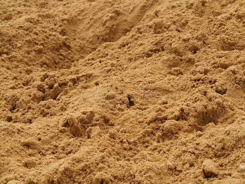 Powierzchnia stos brown piasek obraz stock
