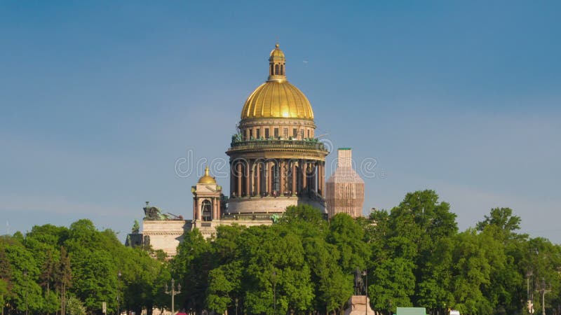 Powierzchowności St Isaac katedra, święty Petersburg, Rosja