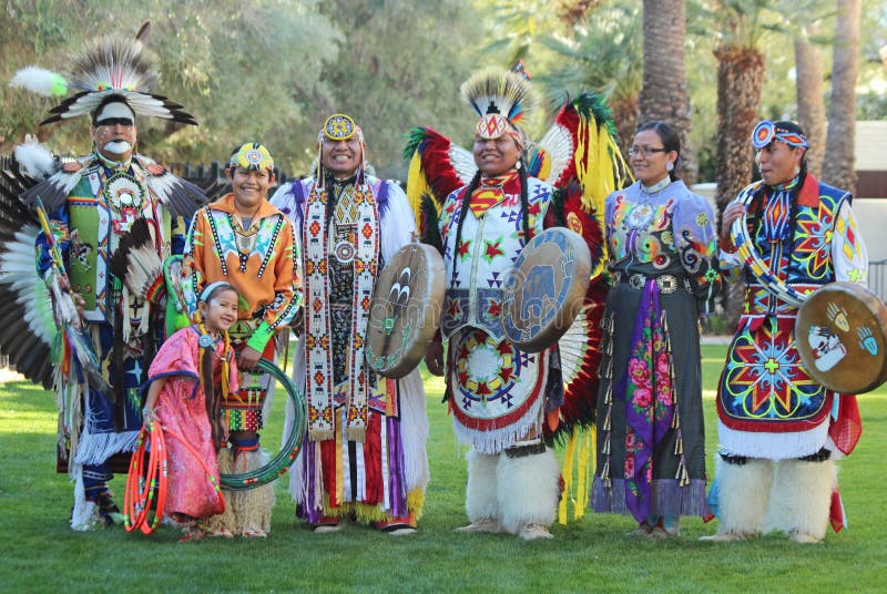 Powwow Dancers - Heard Museum stock photo Powwow Dancers - Heard Museum stock photo