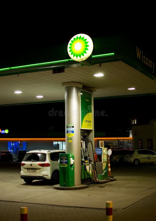 Poznan, Poland - January 2023: BP Gas Station Sign Displayed Outside ...