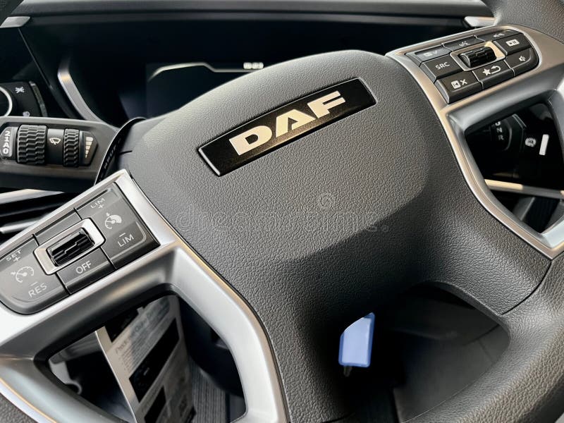 DAF XF 530 FT SSC Tractor Truck Interior Editorial Stock Image - Image of  dashboard, commercial: 130180014