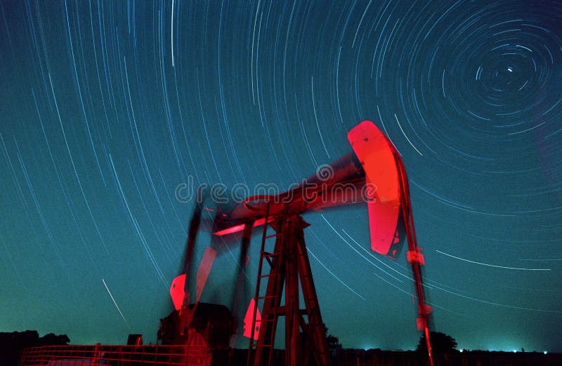 Poço de petróleo imagens de stock Poço de petróleo imagens de stock