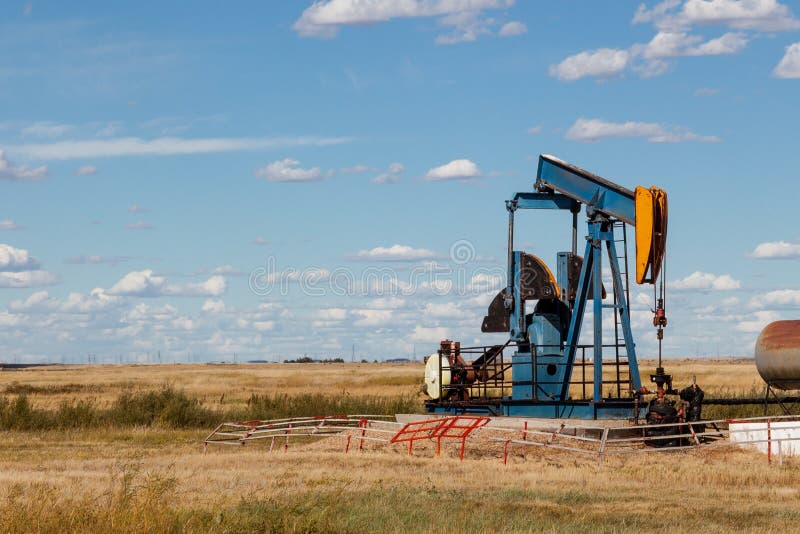 Poço de petróleo imagem de stock Poço de petróleo imagem de stock