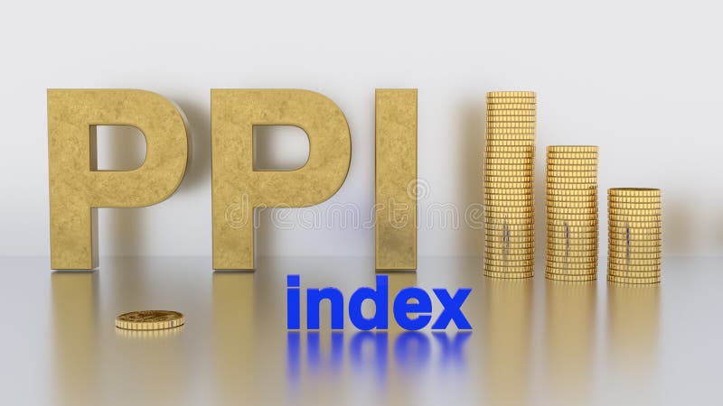PPI. the Producer Price Index. Concept. Square. 3d Illustration Stock ...