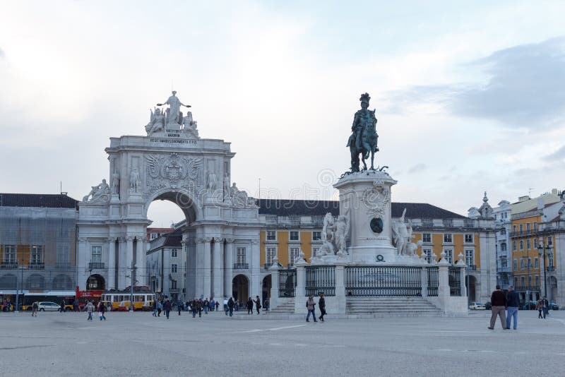 Praca do Comercio stock photography Praca do Comercio stock photography