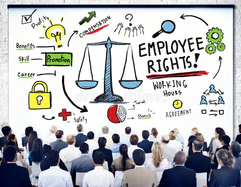 Employee Rights Employment Equality Job Business Seminar Concept. Employee Rights Employment Equality Job Business Seminar Concept