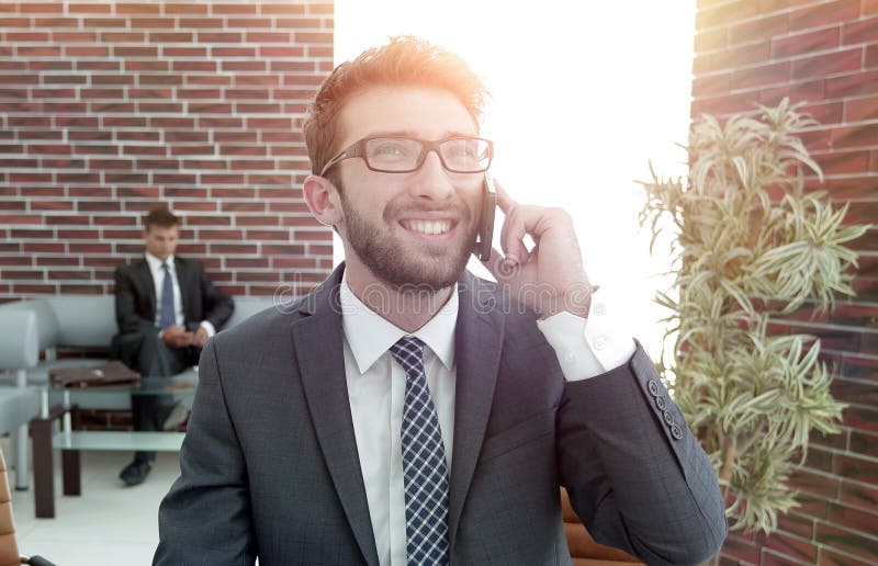 Lawyer Talking To a Client on the Smartphone Stock Photo Image of