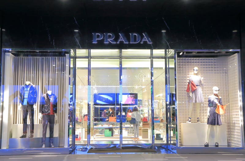 PRADA SHOP editorial photo. Image of address, contact - 43658916