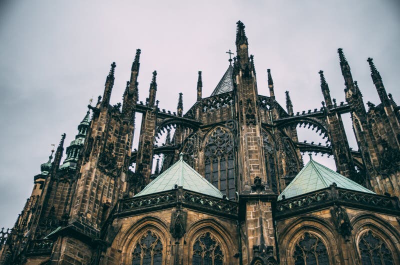 Prag-Schlosskathedrale stockfotos Prag-Schlosskathedrale stockfotos